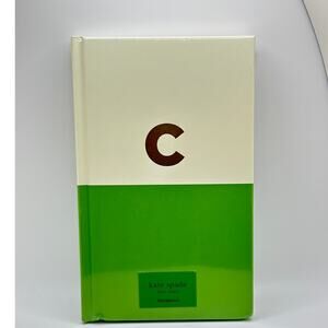 "C" Kate Spade Initial Notebook- brand new!